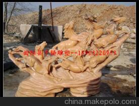 【手工石雕青石、石刻奔馬廠家特價】價格,廠家,圖片,石膏、石料工藝品,曲陽縣義興雕刻工藝品銷售部-